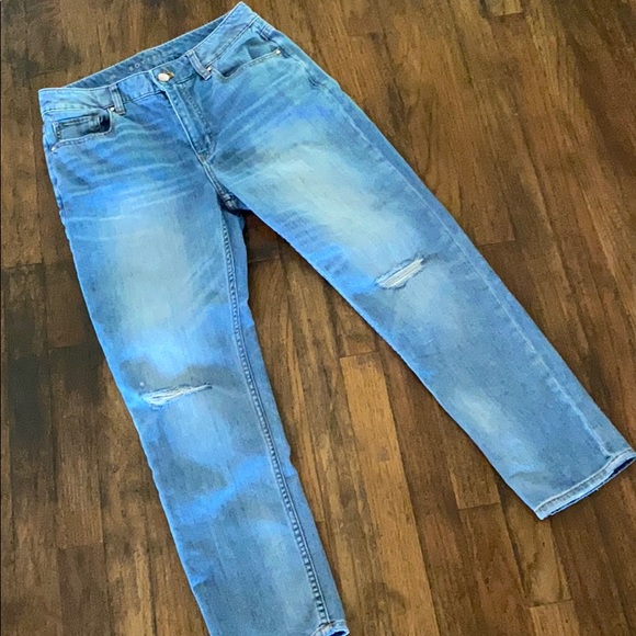 White House Black Market Denim - Host Pick WHBM “The Boyfriend” Distressed Jeans